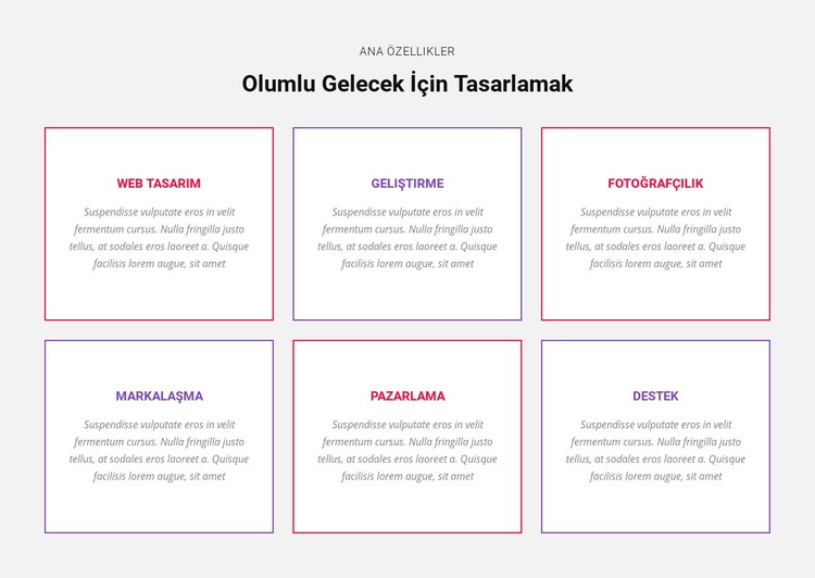 Temel iş becerileri CSS Şablonu