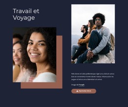 Programmes De Travail Et De Voyage - Modèle De Site Web Joomla