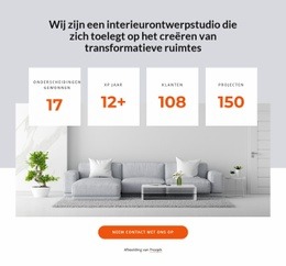 Nummertellers Voor Interieur Studio