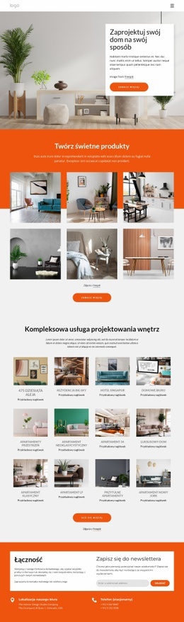 Portfolio Projektów Wnętrz