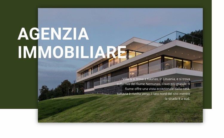 Agenzia locale altamente fidata Modelli di Website Builder