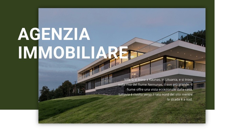 Agenzia locale altamente fidata Mockup del sito web