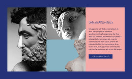 Dedicato All'Eccellenza - Modello HTML E CSS