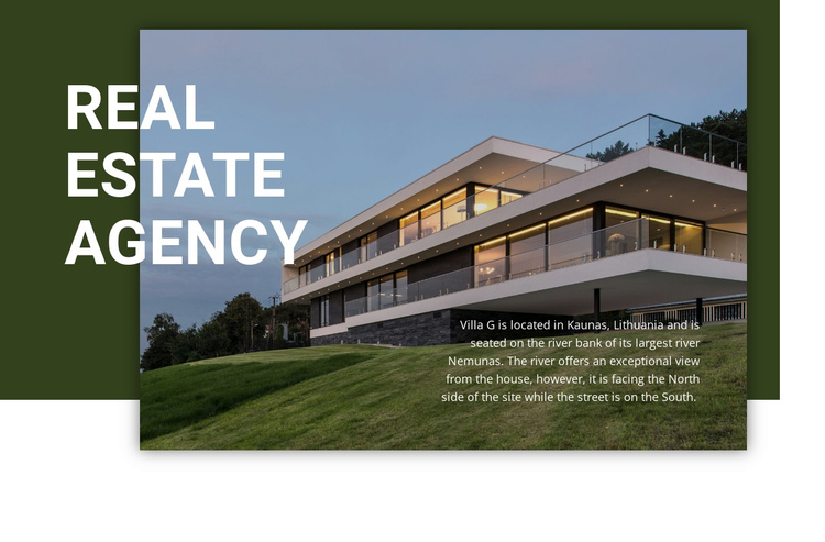 Highly trusted local agency One Page Template