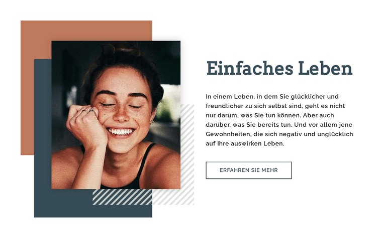 Blog Einfaches Leben CSS-Vorlage