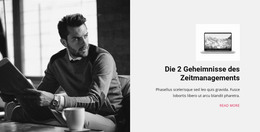 Geheimnisse Des Zeitmanagements - Site Mit HTML-Vorlagen-Download