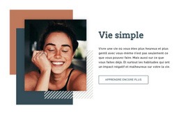 Blog Simple Living - Créateur De Sites Web Ultime