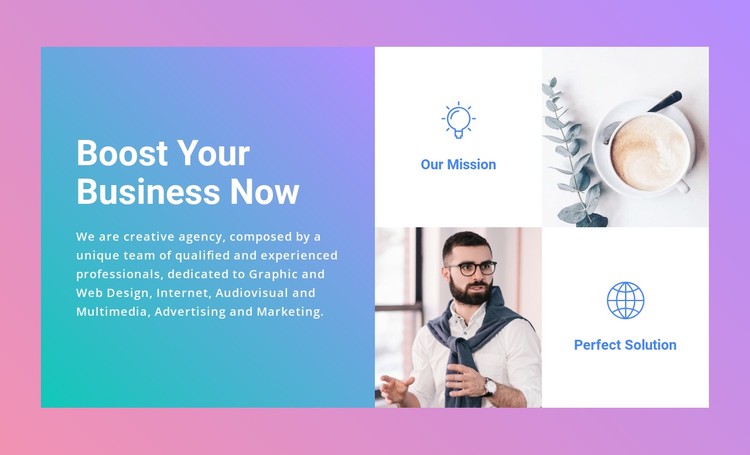 Accelerate your company growth CSS Template