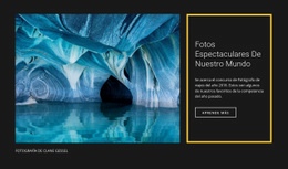 Fotos Espectaculares Del Mundo - Página De Destino Gratuita, Plantilla HTML5