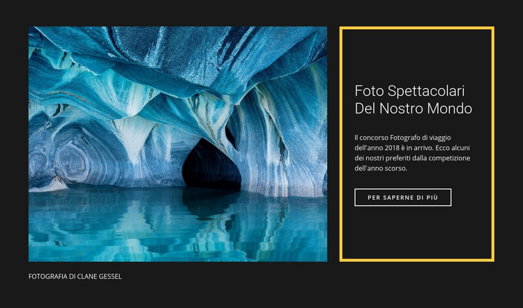 Spettacolare foto del mondo Tema WordPress