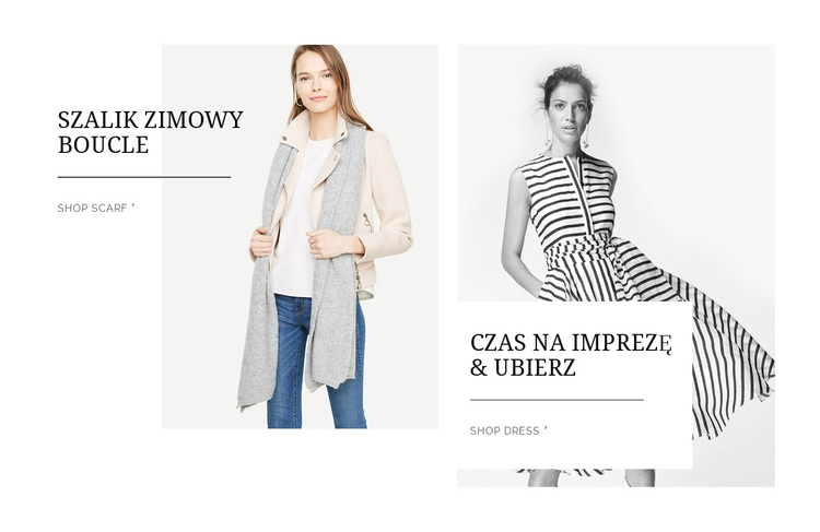 Czas na imprezę i strój Motyw WordPress