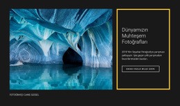 Muhteşem Fotoğraflar Dünyası - Ücretsiz Açılış Sayfası, Şablon HTML5
