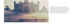 Ein Exklusives Website-Design Für Reisen Sie In Die Moschee