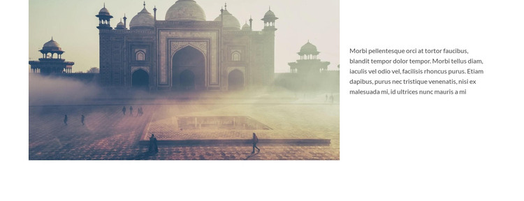 Travel in Mosque Elementor Template Alternative