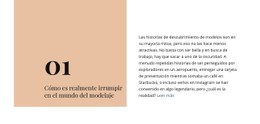 Romper El Mundo Del Modelaje Plantilla CSS Premium