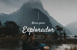 Viajar Por El Mundo: Plantilla De Página HTML