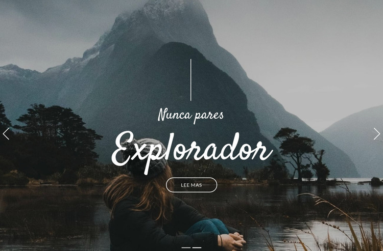 Viajar por el mundo Plantilla HTML