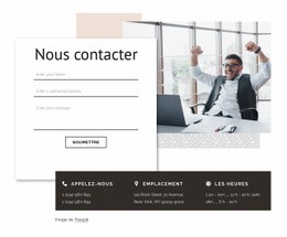 Générateur De Pages Pour Contact Avec L'Agence De Branding