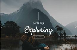 Awesome Homepage Design For Travel On World