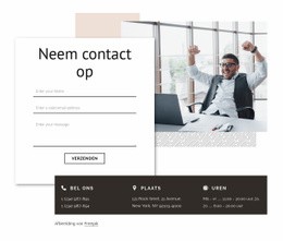 Paginabuilder Voor Contact Met Branding Bureau