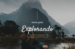 Design De Site Para Viagem No Mundo