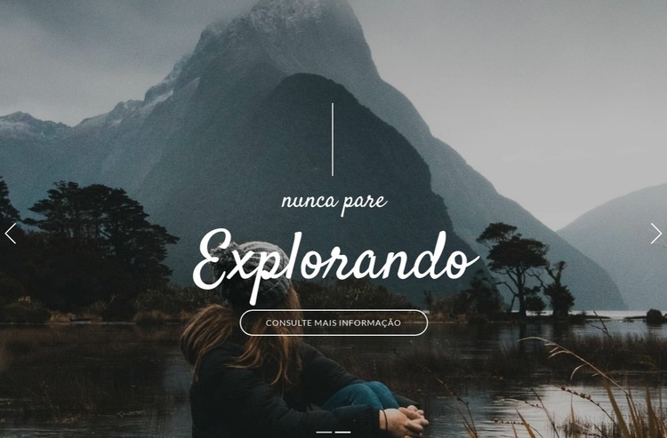 Viagem no mundo Landing Page