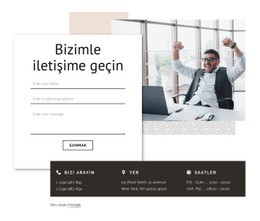 Marka Ajansı Ile Iletişime Geçin Html5 Duyarlı Şablon