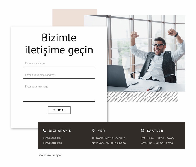 Marka ajansı ile iletişime geçin HTML5 Şablonu