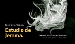 Estilista De Jemma'S Studio Plantilla HTML CSS Sencilla