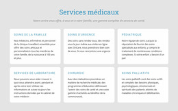 Découvrez Nos Services Médicaux - Modèle De Site Web Joomla