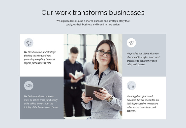 Legendary consulting firm HTML Template