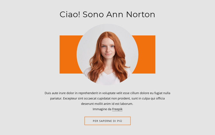 UI personalizzata, UX e CX design Modello HTML