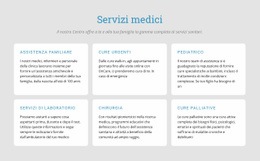 Esplora I Nostri Servizi Medici - Modello Professionale Di Una Pagina