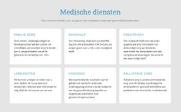 Ontdek Onze Medische Diensten