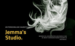 Jemma'S Studio Haarstylist - Websitesjabloon Downloaden