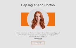 HTML-Sidadesign För Anpassad UI, UX Och CX Design