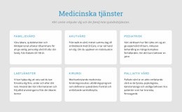 Utforska Våra Medicinska Tjänster - Enkel Webbplatsmall