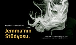 Jemma'S Studio Saç Stilisti - Profesyonel Tek Sayfalık Şablon