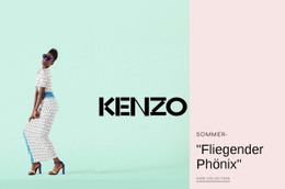 Kenzo Mode Website-Vorlagen 2021