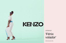 HTML5 Responsivo Para Moda Kenzo