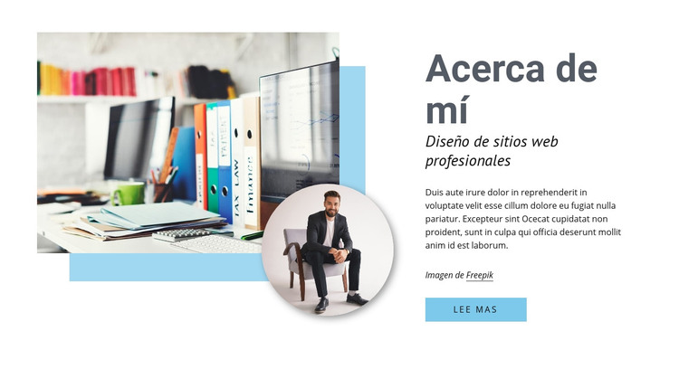 Diseño web profesional Plantilla HTML