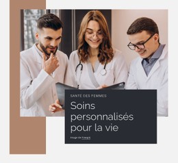 Soins Personnalisés De Ife Site Web D'Une Seule Page