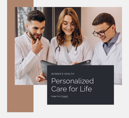 Personalized Care Of Ife - Free Website Template