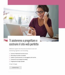 Ti Aiuteremo A Progettare Il Sito Web Perfetto - Funzionalità Di Creazione Siti Web