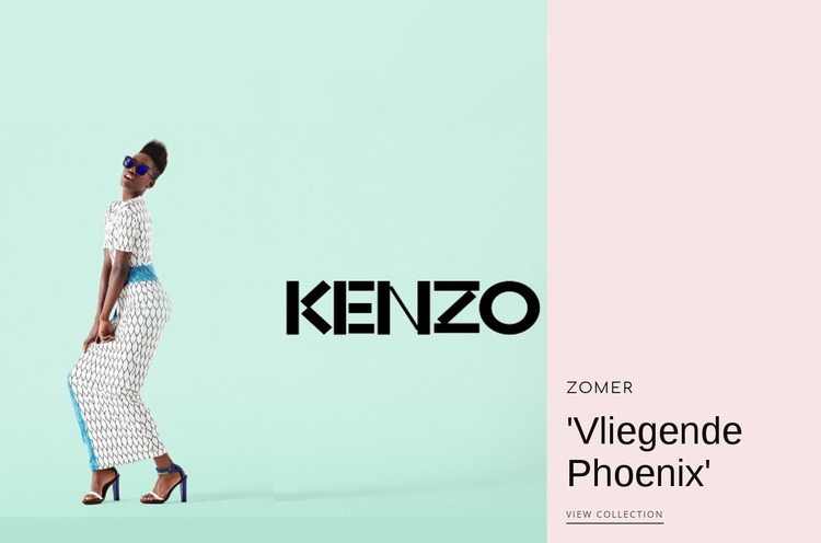 Kenzo Fashion HTML5-sjabloon