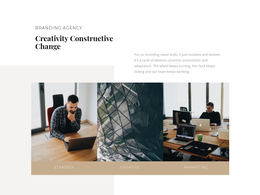 Creativity Company One Page Templates