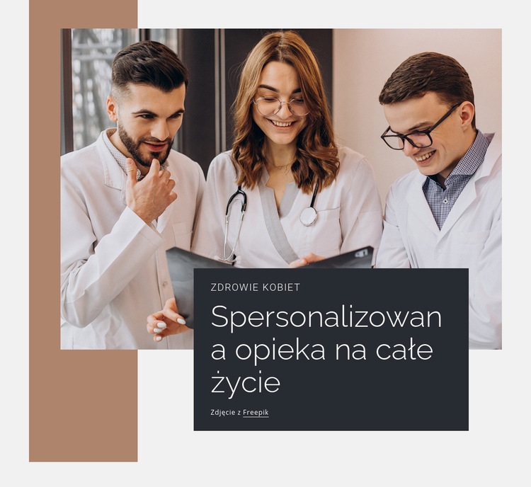 Spersonalizowana opieka nad ife Szablony do tworzenia witryn internetowych