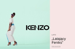 Najbardziej Kreatywny Szablon HTML5 Dla Kenzo Fashion