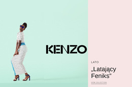 Kenzo Fashion - Prosty Szablon Strony Internetowej