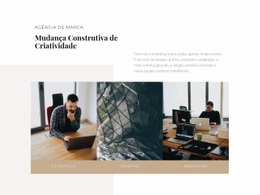 Empresa De Criatividade - Modelo HTML5 Responsivo